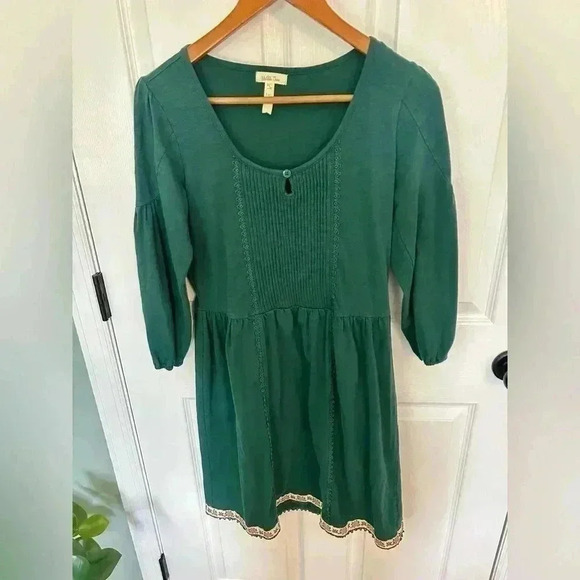 Matilda Jane Nadine Fancy Charlie Green Dress size Small - Picture 2 of 5